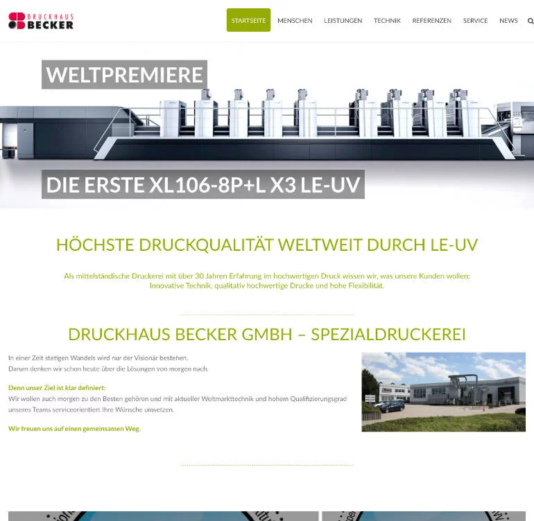 Druckhaus-Becker-Spezialdruckerei